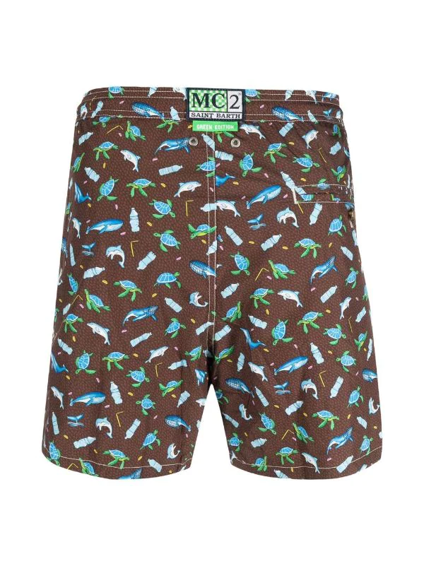 ( Neue Saison ) MC2 Saint Barth MARINE ECO WORLD 18 Badeshorts Mit Kordelzug Herren 4 ( Neue Saison ) MC2 Saint Barth MARINE ECO WORLD 18 Badeshorts Mit Kordelzug Herren – Bild 2