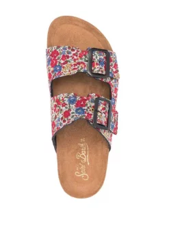 ( Neue Saison ) MC2 Saint Barth Sandalen Mit Blumen-Print 41 EMMA & GEORGINA -MC2 Saint Barth Geschäft 18230748 38912435 600