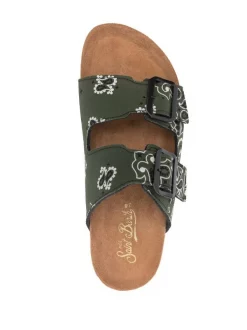 ( Neue Saison ) MC2 Saint Barth Sandalen Mit Paisley-Print GREEN -MC2 Saint Barth Geschäft 18232418 38908683 600