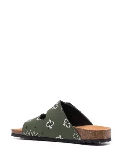 ( Neue Saison ) MC2 Saint Barth Sandalen Mit Paisley-Print GREEN -MC2 Saint Barth Geschäft 18232418 38908686 600