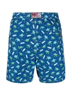 ( Neue Saison ) MC2 Saint Barth SEA TURTLE 61 Lighting Badeshorts Mit Schildkröten-Print Herren -MC2 Saint Barth Geschäft 18236559 38952129 600