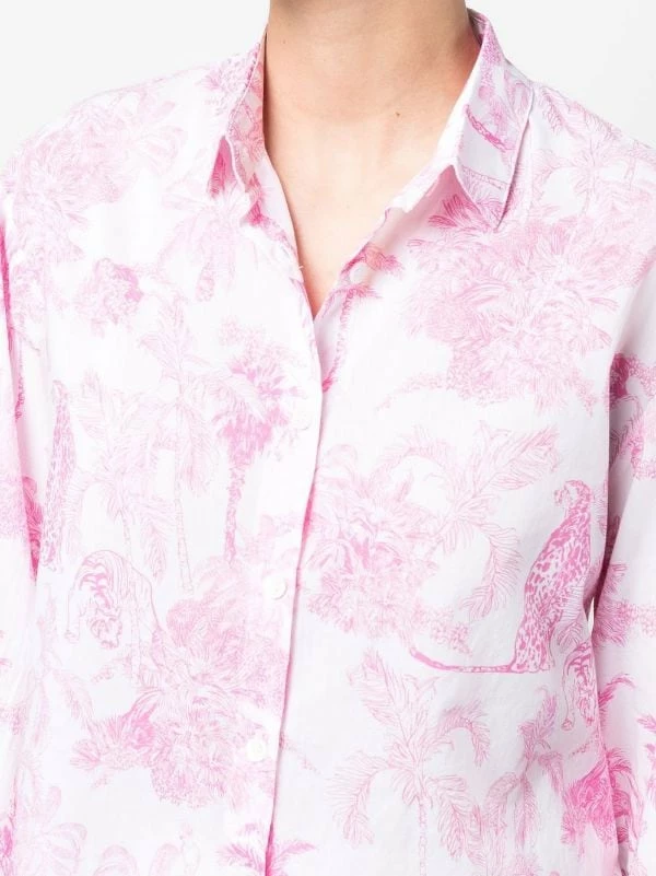 ( Neue Saison ) MC2 Saint Barth Brigitte Hemd Mit Dschungel-Print 02013B JUNGLE OCEANIA 21 7 ( Neue Saison ) MC2 Saint Barth Brigitte Hemd Mit Dschungel-Print 02013B JUNGLE OCEANIA 21 – Bild 5