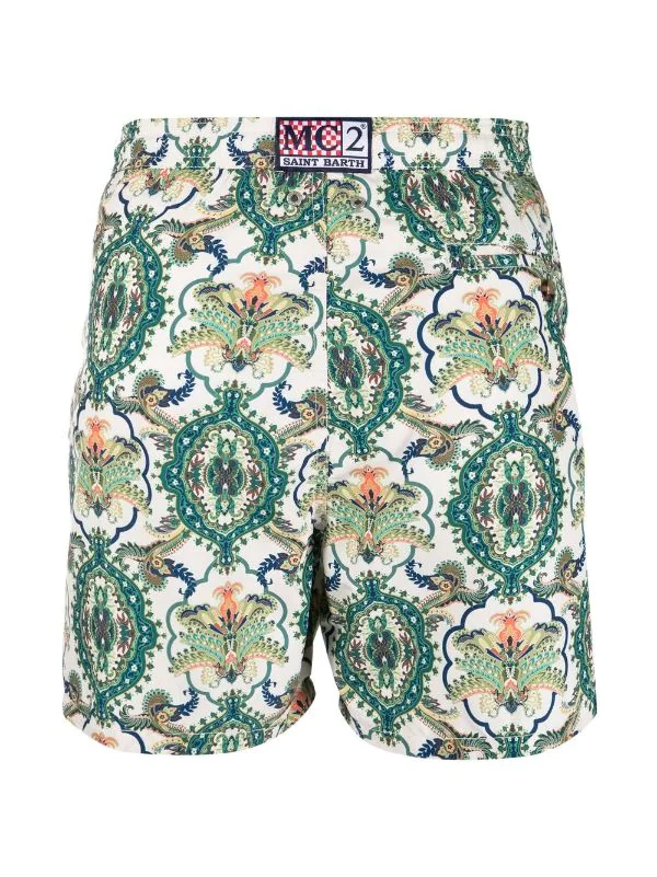 ( Neue Saison ) MC2 Saint Barth Lighting Badeshorts Mit Barock-Print ELEGANT INDIA 11 4 ( Neue Saison ) MC2 Saint Barth Lighting Badeshorts Mit Barock-Print ELEGANT INDIA 11 – Bild 2
