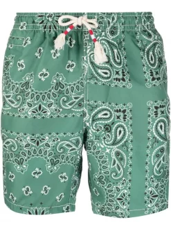 ( Neue Saison ) MC2 Saint Barth Badeshorts Mit Bandana-Print BANDANNA ROUND 5201