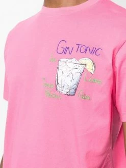 ( Neue Saison ) MC2 Saint Barth T-Shirt Mit Grafischem Print EMB GIN TONIC 25 -MC2 Saint Barth Geschäft 18239290 39771363 600