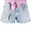 ( Neue Saison ) MC2 Saint Barth Jeans-Shorts Im Distressed-Look DEN JUMBO FOULARD 00 -MC2 Saint Barth Geschäft 18240091 38980484 600