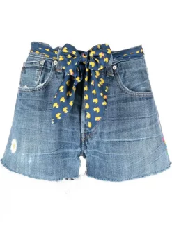 ( Neue Saison ) MC2 Saint Barth Jeans-Shorts Mit Enten-Print DEN DUCKY