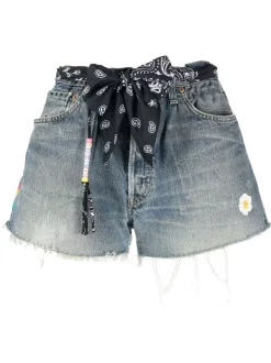 ( Neue Saison ) MC2 Saint Barth Shorts Mit Paisley-Print Damen