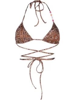 ( Neue Saison ) MC2 Saint Barth BANDANNA CHARMS 1801 Veronika Triangel-Bikinioberteil Damen