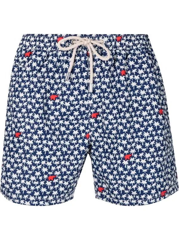 ( Neue Saison ) MC2 Saint Barth Badeshorts Mit El Palm-Print Herren 3 ( Neue Saison ) MC2 Saint Barth Badeshorts Mit El Palm-Print Herren