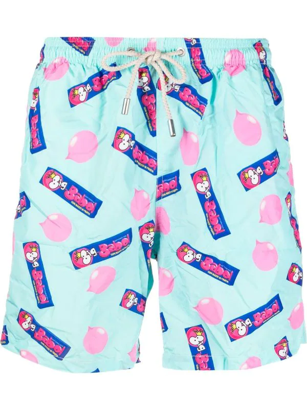 ( Neue Saison ) MC2 Saint Barth Lightning Badeshorts Mit Big Babol-Print BABOL GUM 56 3 ( Neue Saison ) MC2 Saint Barth Lightning Badeshorts Mit Big Babol-Print BABOL GUM 56