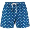 ( Neue Saison ) MC2 Saint Barth SURF DOG 61 Badeshorts Mit Hunde-Print Herren