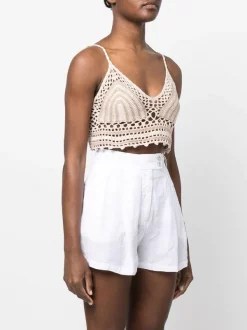 ( Neue Saison ) MC2 Saint Barth Gehäkeltes Cropped-Top Damen -MC2 Saint Barth Geschäft 18261865 39058441 600