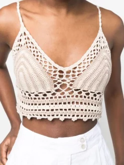 ( Neue Saison ) MC2 Saint Barth Gehäkeltes Cropped-Top Damen -MC2 Saint Barth Geschäft 18261865 39059481 600