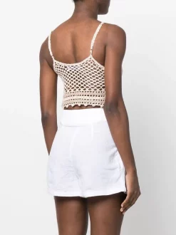 ( Neue Saison ) MC2 Saint Barth Gehäkeltes Cropped-Top Damen -MC2 Saint Barth Geschäft 18261865 39059482 600