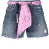 ( Neue Saison ) MC2 Saint Barth 02201B BLUE Jeans-Shorts Mit Paisleymuster Damen -MC2 Saint Barth Geschäft 18263309 39189983 600