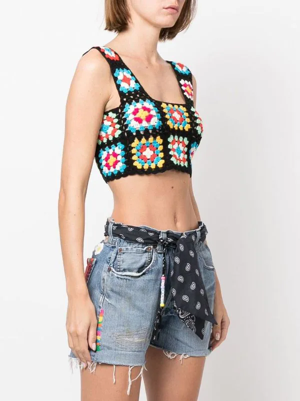 ( Neue Saison ) MC2 Saint Barth Top Aus Häkelstrick 02073B BLUE 5 ( Neue Saison ) MC2 Saint Barth Top Aus Häkelstrick 02073B BLUE – Bild 3