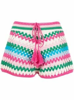 ( Neue Saison ) MC2 Saint Barth Gehäkelte Shorts Damen