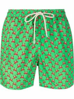 ( Neue Saison ) MC2 Saint Barth CRAB SMILE 57 Badeshorts Mit Grafischem Print Herren
