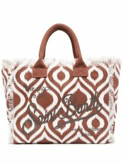 ( Neue Saison ) MC2 Saint Barth Shopper Mit Logo-Print Damen