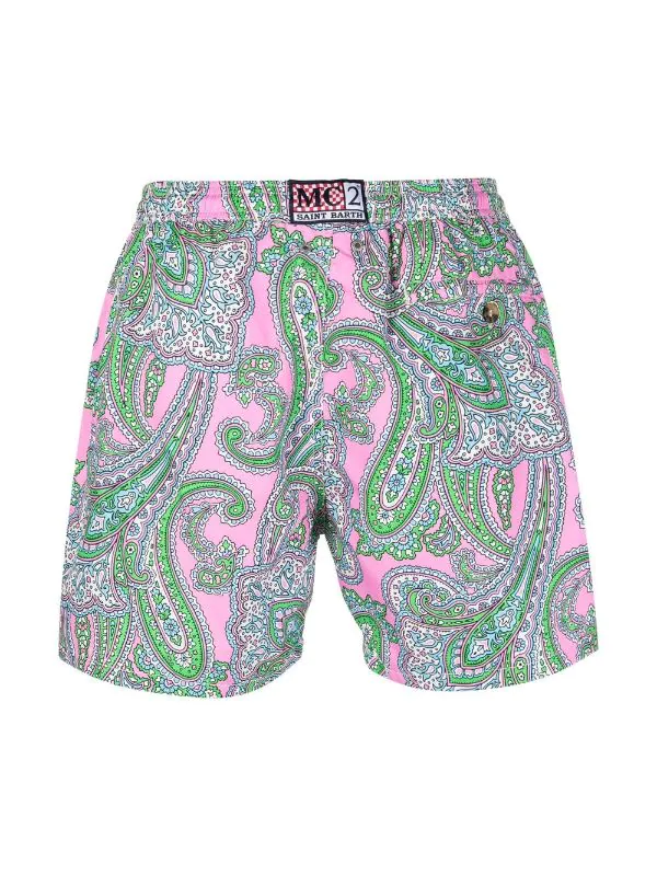 ( Neue Saison ) MC2 Saint Barth Badeshorts Mit Bandana-Print Herren 4 ( Neue Saison ) MC2 Saint Barth Badeshorts Mit Bandana-Print Herren – Bild 2