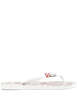 ( Neue Saison ) MC2 Saint Barth Flip-Flops Mit Geometrischem Print Damen