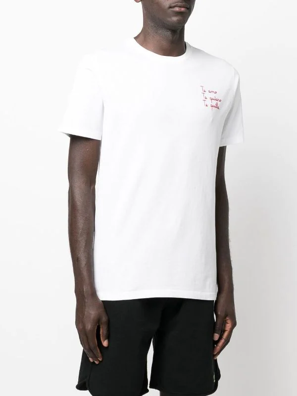 ( Neue Saison ) MC2 Saint Barth EMB TE QUILA 01N Besticktes T-Shirt Herren 5 ( Neue Saison ) MC2 Saint Barth EMB TE QUILA 01N Besticktes T-Shirt Herren – Bild 3