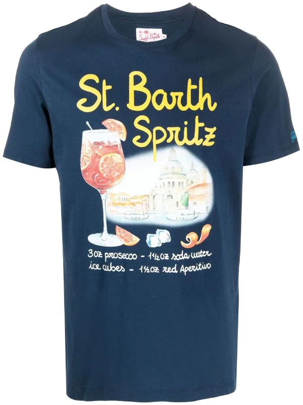 ( Neue Saison ) MC2 Saint Barth BARTH SPRITZ 61 T-Shirt Mit Grafischem Print Herren 3 ( Neue Saison ) MC2 Saint Barth BARTH SPRITZ 61 T-Shirt Mit Grafischem Print Herren