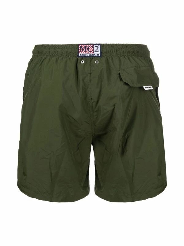 ( Neue Saison ) MC2 Saint Barth Badeshorts Aus Recyceltem Polyester 52 MILITARY 4 ( Neue Saison ) MC2 Saint Barth Badeshorts Aus Recyceltem Polyester 52 MILITARY – Bild 2