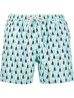 ( Neue Saison ) MC2 Saint Barth Badeshorts Mit Flaschen-Print BELLAVISTA 56