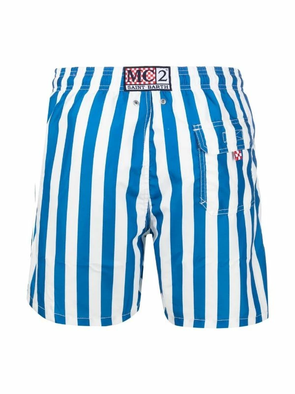 ( Neue Saison ) MC2 Saint Barth Badeshorts Mit Längsstreifen Herren 4 ( Neue Saison ) MC2 Saint Barth Badeshorts Mit Längsstreifen Herren – Bild 2