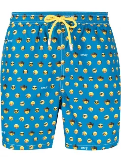 ( Neue Saison ) MC2 Saint Barth Lighting Micro Fantasy Badeshorts 61 EMOJI FUNNY