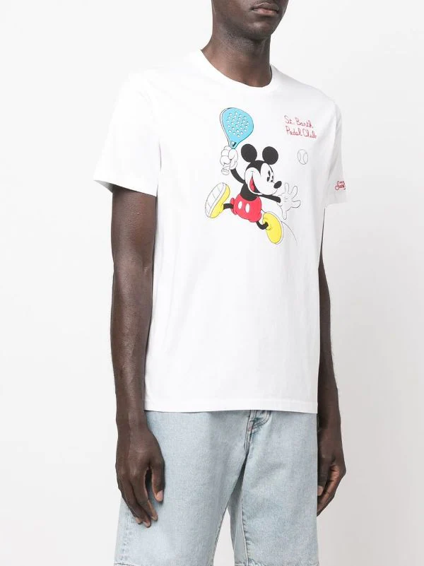 ( Neue Saison ) MC2 Saint Barth EMB MICKEY PADEL ADD 01N T-Shirt Mit "Padel Club"-Print Herren 5 ( Neue Saison ) MC2 Saint Barth EMB MICKEY PADEL ADD 01N T-Shirt Mit "Padel Club"-Print Herren – Bild 3