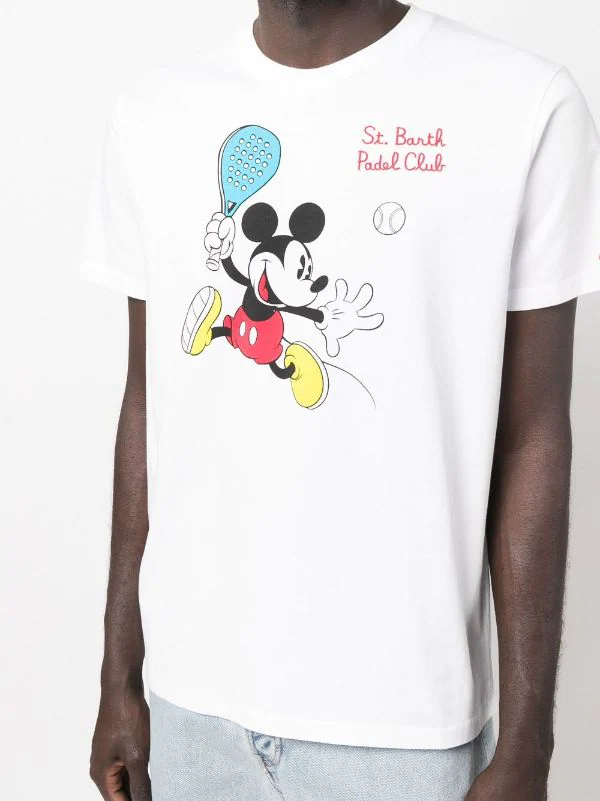 ( Neue Saison ) MC2 Saint Barth EMB MICKEY PADEL ADD 01N T-Shirt Mit "Padel Club"-Print Herren 7 ( Neue Saison ) MC2 Saint Barth EMB MICKEY PADEL ADD 01N T-Shirt Mit "Padel Club"-Print Herren – Bild 5