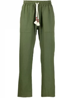 ( Neue Saison ) MC2 Saint Barth 00211B 52 MILITARY Gerade Hose Mit Kordelzug Herren