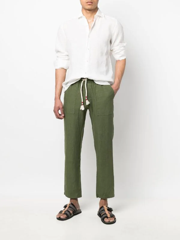 ( Neue Saison ) MC2 Saint Barth 00211B 52 MILITARY Gerade Hose Mit Kordelzug Herren 4 ( Neue Saison ) MC2 Saint Barth 00211B 52 MILITARY Gerade Hose Mit Kordelzug Herren – Bild 2