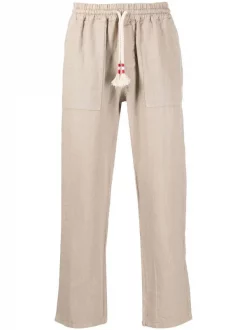 ( Neue Saison ) MC2 Saint Barth Gerade Hose Mit Kordelzug 00695B 11 BEIGE