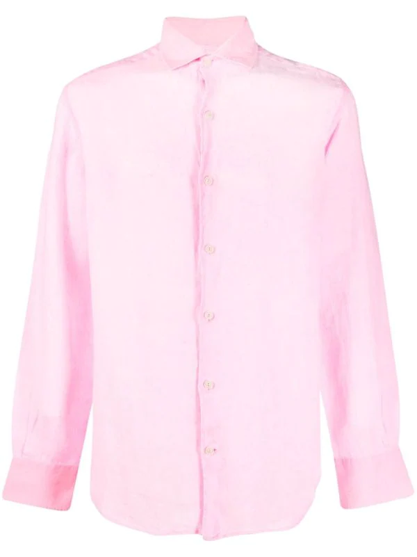 ( Neue Saison ) MC2 Saint Barth 00898B 25W PINK F Hemd Aus Leinen Herren 3 ( Neue Saison ) MC2 Saint Barth 00898B 25W PINK F Hemd Aus Leinen Herren