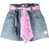( Neue Saison ) MC2 Saint Barth 02201B DEN JUMBO FOULARD 00 Jeans-Shorts Mit Bandana-Print Damen -MC2 Saint Barth Geschäft 18321584 39202432 600