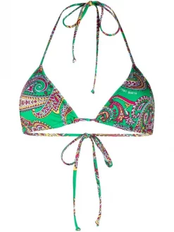 ( Neue Saison ) MC2 Saint Barth 01753B KASHMIR RIOT 57 Bikini Mit Paisley-Print Damen