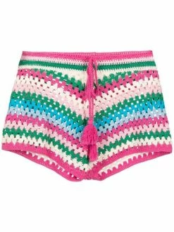 ( Neue Saison ) MC2 Saint Barth CR2157 MULTI Gestrickte Shorts Damen