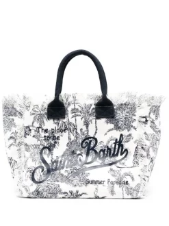 ( Neue Saison ) MC2 Saint Barth 03315B AZZURO Handtasche Mit Print Damen