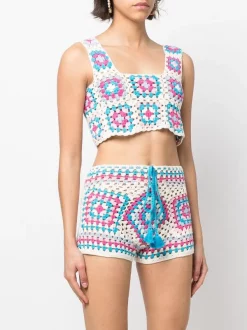 ( Neue Saison ) MC2 Saint Barth CR0132 Gehäkeltes Cropped-Oberteil Damen -MC2 Saint Barth Geschäft 18324520 39199876 600