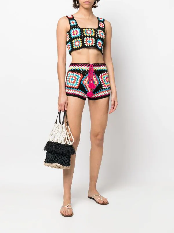 ( Neue Saison ) MC2 Saint Barth Gehäkelte Shorts CR0021 4 ( Neue Saison ) MC2 Saint Barth Gehäkelte Shorts CR0021 – Bild 2