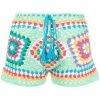 ( Neue Saison ) MC2 Saint Barth CR5521 MULTICOLOR Kalima Shorts Damen
