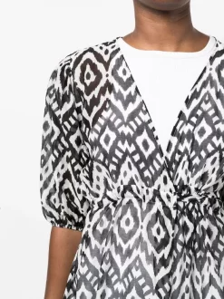 ( Neue Saison ) MC2 Saint Barth 03383B ETNIKAT 01 Sheer-Bluse Damen -MC2 Saint Barth Geschäft 18334403 39216253 600