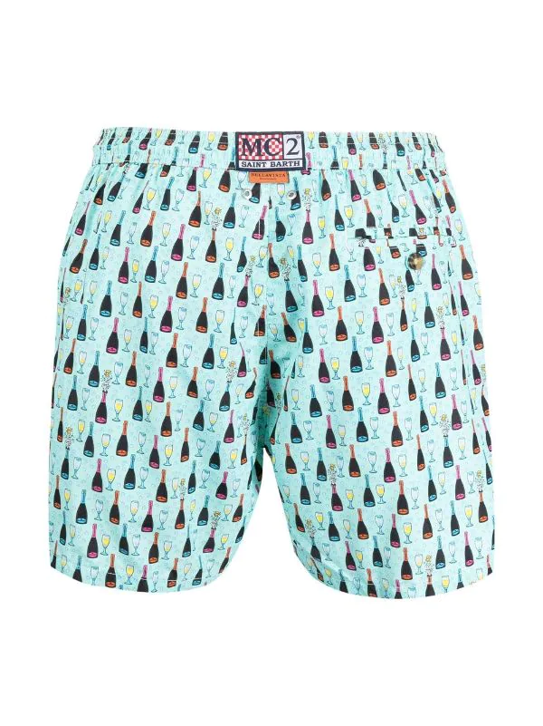 ( Neue Saison ) MC2 Saint Barth Badeshorts Mit Champagner-Print 02510B BELLAVISTA 56 4 ( Neue Saison ) MC2 Saint Barth Badeshorts Mit Champagner-Print 02510B BELLAVISTA 56 – Bild 2