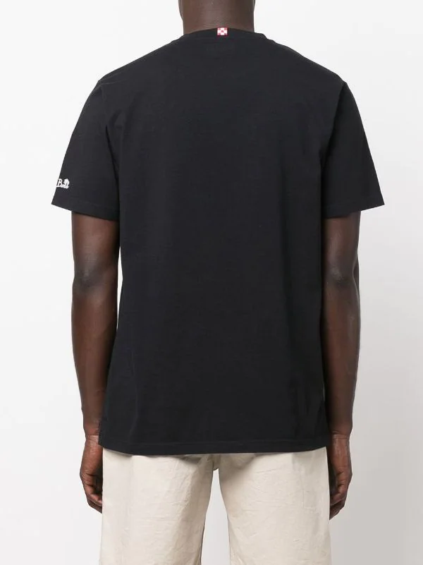 ( Neue Saison ) MC2 Saint Barth T-Shirt Mit Slogan-Stickerei Herren 6 ( Neue Saison ) MC2 Saint Barth T-Shirt Mit Slogan-Stickerei Herren – Bild 4