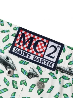 ( Neue Saison ) MC2 Saint Barth Badeshorts Mit Grafischem Print 00978B ACCELERATED CAR 01 -MC2 Saint Barth Geschäft 18352247 39657411 600