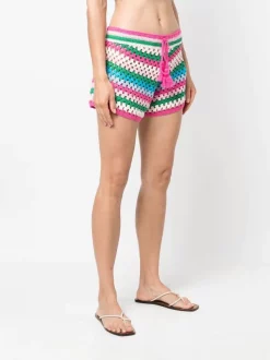 ( Neue Saison ) MC2 Saint Barth Gestrickte Shorts Mit Kordelzug Damen -MC2 Saint Barth Geschäft 18355754 39345436 600